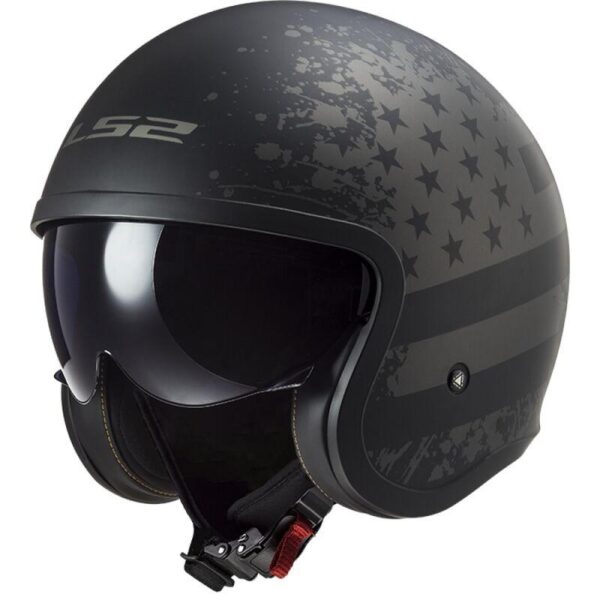 LS2 Spitfire Black Flag